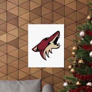 NHL Team Logos Arizona Coyotes Painting Bedroom Living Room Wall Art Décor Matte Vertical Posters