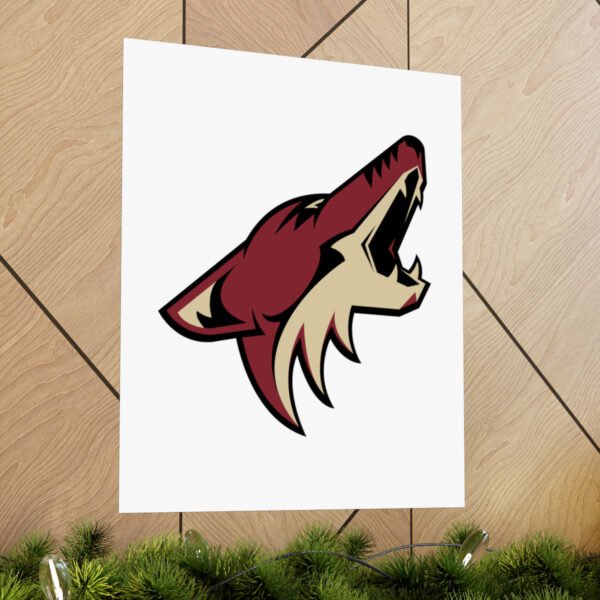 NHL Team Logos Arizona Coyotes Painting Bedroom Living Room Wall Art Décor Matte Vertical Posters