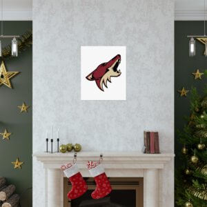 NHL Team Logos Arizona Coyotes Painting Bedroom Living Room Wall Art Décor Matte Vertical Posters