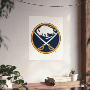 NHL Team Logos Buffalo Sabres Painting Bedroom Living Room Wall Art Décor Matte Vertical Posters