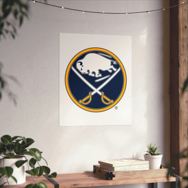 NHL Team Logos Buffalo Sabres Painting Bedroom Living Room Wall Art Décor Matte Vertical Posters