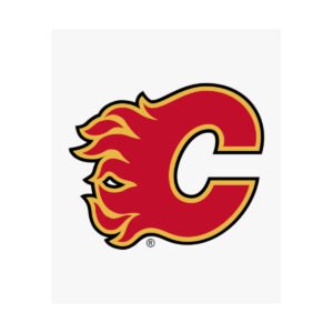 NHL Team Logos Calgary Flames Painting Bedroom Living Room Wall Art Décor Matte Vertical Posters