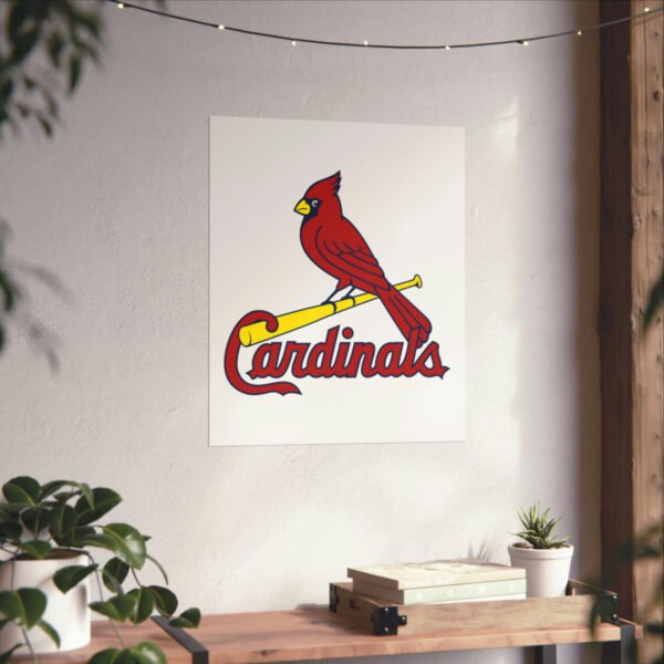 MLB Team Logos St. Louis Cardinals Painting Bedroom Living Room Wall Art Décor Matte Vertical Posters