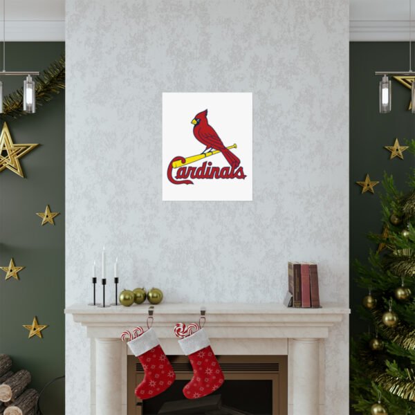 MLB Team Logos St. Louis Cardinals Painting Bedroom Living Room Wall Art Décor Matte Vertical Posters