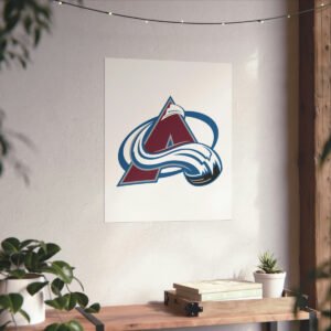 NHL Team Logos Colorado Avalanche Painting Bedroom Living Room Wall Art Décor Matte Vertical Posters