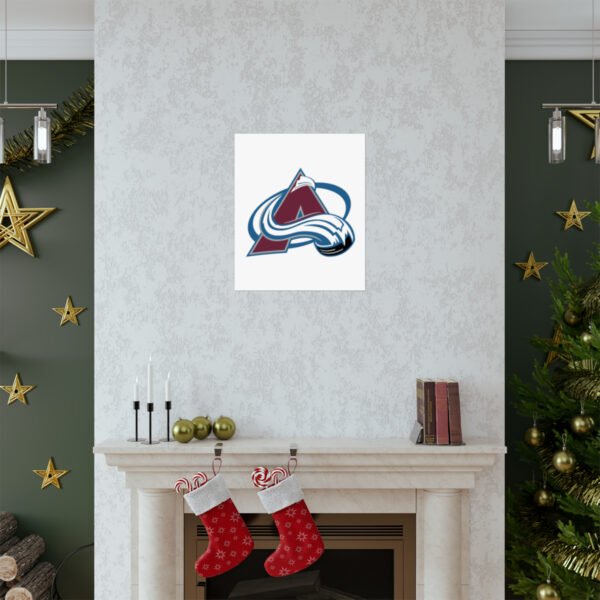 NHL Team Logos Colorado Avalanche Painting Bedroom Living Room Wall Art Décor Matte Vertical Posters
