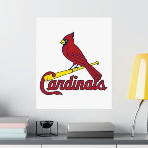 MLB Team Logos St. Louis Cardinals Painting Bedroom Living Room Wall Art Décor Matte Vertical Posters