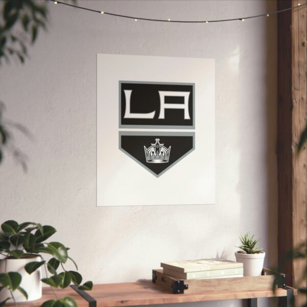 NHL Team Logos Los Angeles Kings Painting Bedroom Living Room Wall Art Décor Matte Vertical Posters