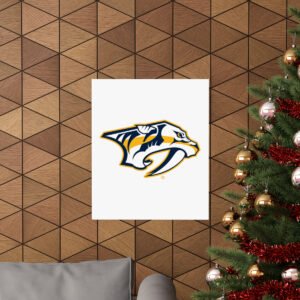 NHL Team Logos Nashville Predators Painting Bedroom Living Room Wall Art Décor Matte Vertical Posters