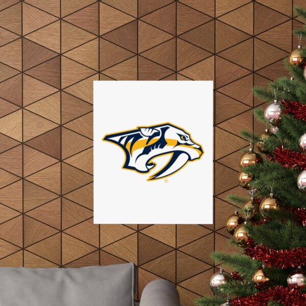 NHL Team Logos Nashville Predators Painting Bedroom Living Room Wall Art Décor Matte Vertical Posters