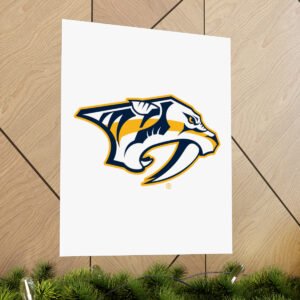NHL Team Logos Nashville Predators Painting Bedroom Living Room Wall Art Décor Matte Vertical Posters