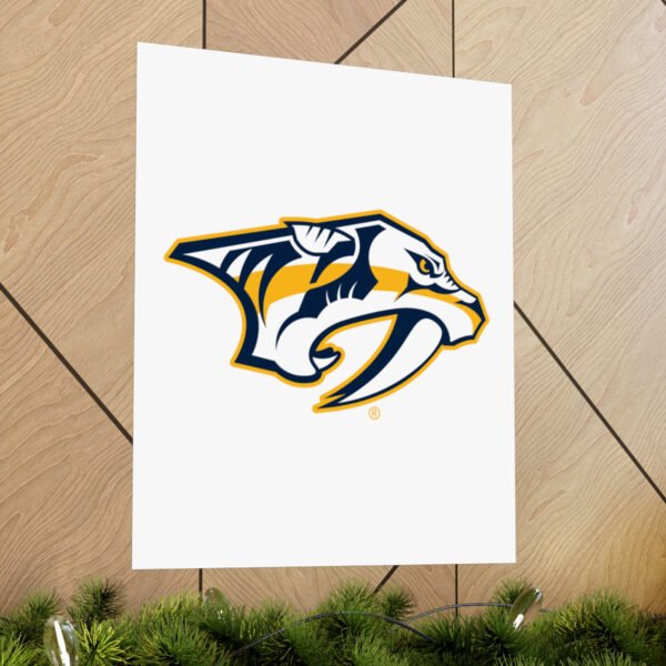 NHL Team Logos Nashville Predators Painting Bedroom Living Room Wall Art Décor Matte Vertical Posters