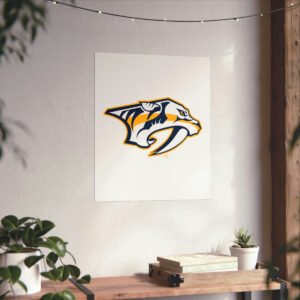 NHL Team Logos Nashville Predators Painting Bedroom Living Room Wall Art Décor Matte Vertical Posters