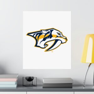 NHL Team Logos Nashville Predators Painting Bedroom Living Room Wall Art Décor Matte Vertical Posters