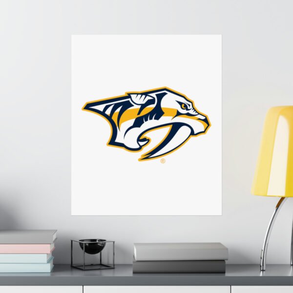 NHL Team Logos Nashville Predators Painting Bedroom Living Room Wall Art Décor Matte Vertical Posters