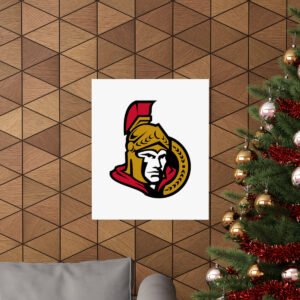 NHL Team Logos Ottawa Senators Painting Bedroom Living Room Wall Art Décor Matte Vertical Posters