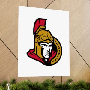 NHL Team Logos Ottawa Senators Painting Bedroom Living Room Wall Art Décor Matte Vertical Posters