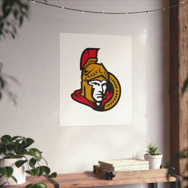 NHL Team Logos Ottawa Senators Painting Bedroom Living Room Wall Art Décor Matte Vertical Posters