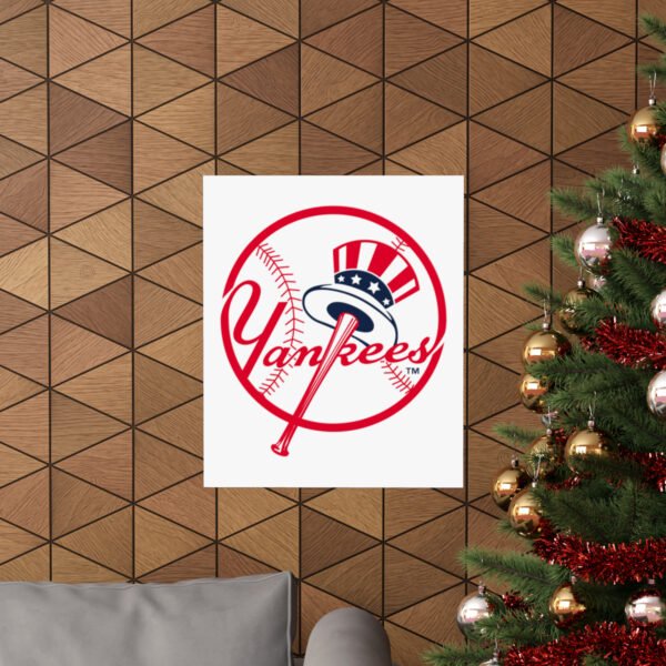 MLB Team Logos New York Yankees Painting Bedroom Living Room Wall Art Décor Matte Vertical Posters