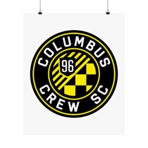MLS Team Logos Columbus Crew Painting Bedroom Living Room Wall Art Décor Matte Vertical Posters
