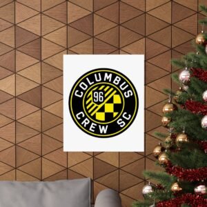 MLS Team Logos Columbus Crew Painting Bedroom Living Room Wall Art Décor Matte Vertical Posters