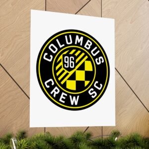 MLS Team Logos Columbus Crew Painting Bedroom Living Room Wall Art Décor Matte Vertical Posters