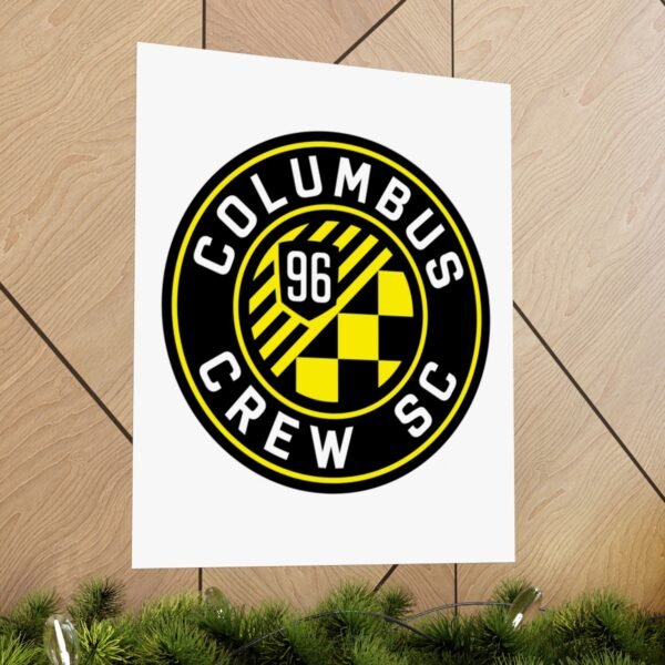 MLS Team Logos Columbus Crew Painting Bedroom Living Room Wall Art Décor Matte Vertical Posters