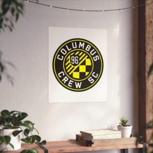 MLS Team Logos Columbus Crew Painting Bedroom Living Room Wall Art Décor Matte Vertical Posters