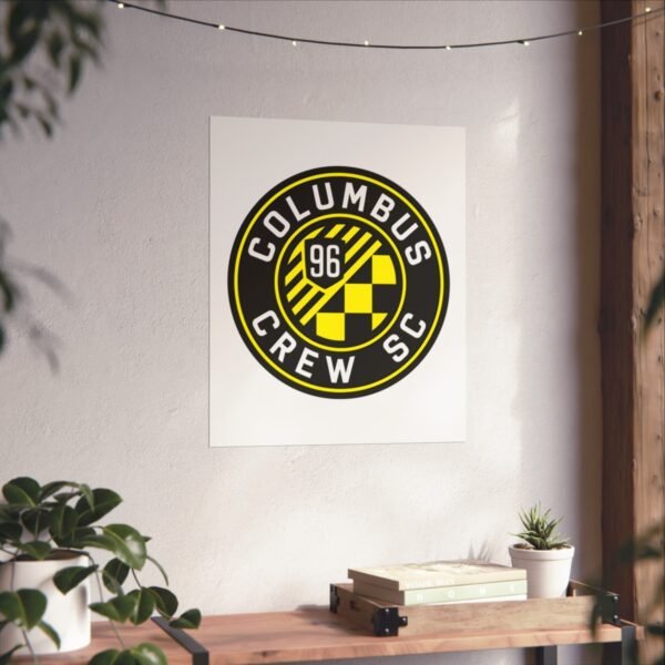 MLS Team Logos Columbus Crew Painting Bedroom Living Room Wall Art Décor Matte Vertical Posters