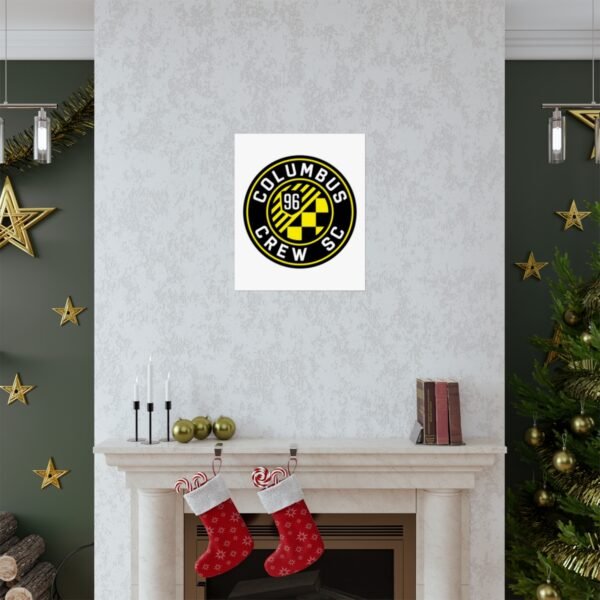 MLS Team Logos Columbus Crew Painting Bedroom Living Room Wall Art Décor Matte Vertical Posters
