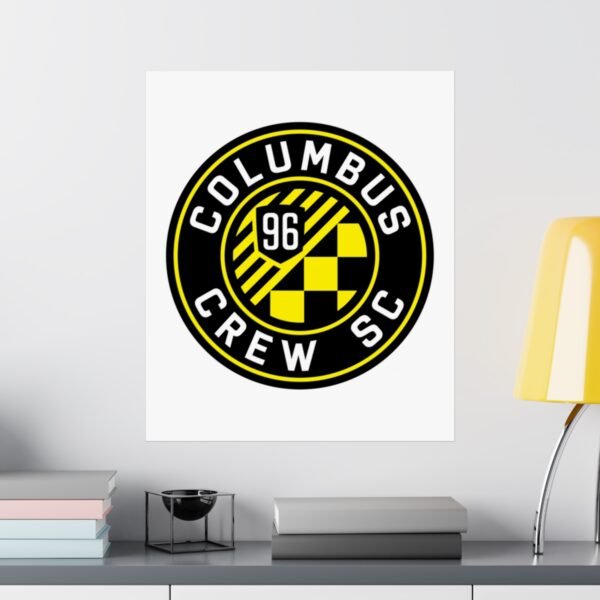 MLS Team Logos Columbus Crew Painting Bedroom Living Room Wall Art Décor Matte Vertical Posters