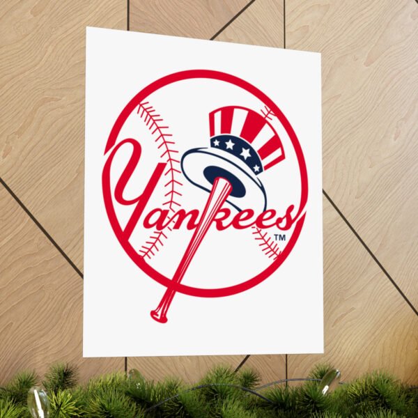 MLB Team Logos New York Yankees Painting Bedroom Living Room Wall Art Décor Matte Vertical Posters