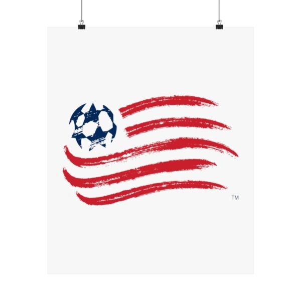 MLS Team Logos New England Revolution Painting Bedroom Living Room Wall Art Décor Matte Vertical Posters