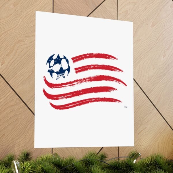 MLS Team Logos New England Revolution Painting Bedroom Living Room Wall Art Décor Matte Vertical Posters