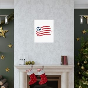 MLS Team Logos New England Revolution Painting Bedroom Living Room Wall Art Décor Matte Vertical Posters
