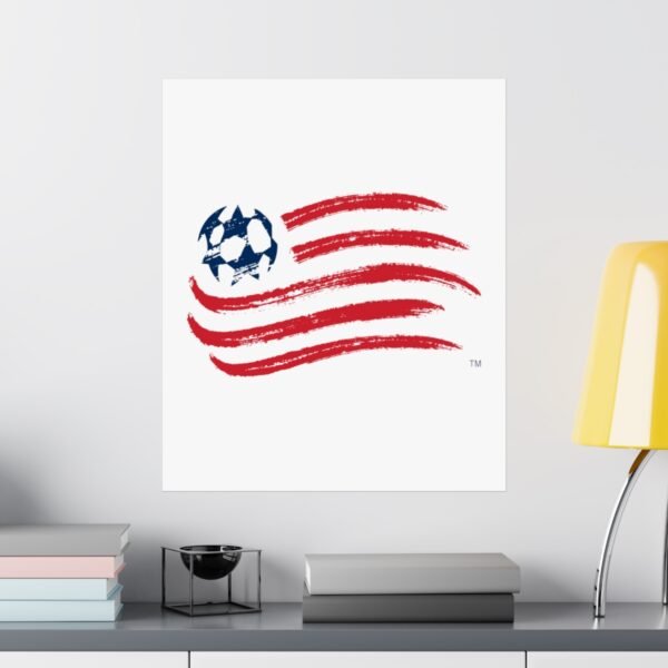 MLS Team Logos New England Revolution Painting Bedroom Living Room Wall Art Décor Matte Vertical Posters