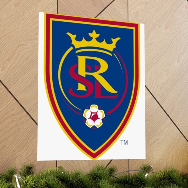 MLS Team Logos Real Salt Lake Painting Bedroom Living Room Wall Art Décor Matte Vertical Posters