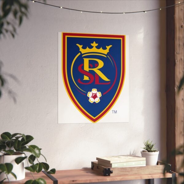 MLS Team Logos Real Salt Lake Painting Bedroom Living Room Wall Art Décor Matte Vertical Posters