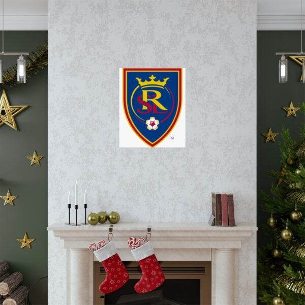 MLS Team Logos Real Salt Lake Painting Bedroom Living Room Wall Art Décor Matte Vertical Posters