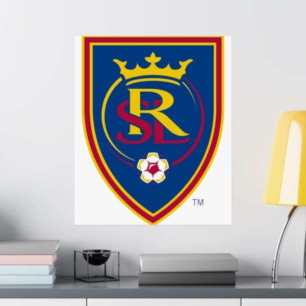 MLS Team Logos Real Salt Lake Painting Bedroom Living Room Wall Art Décor Matte Vertical Posters