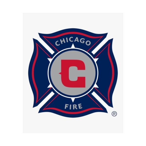 MLS Team Logos Chicago Fire FC Painting Bedroom Living Room Wall Art Décor Matte Vertical Posters