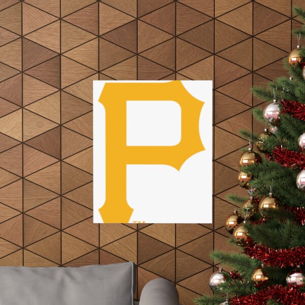MLB Team Logos Pittsburgh Pirates Painting Bedroom Living Room Wall Art Décor Matte Vertical Posters