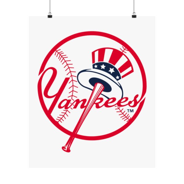 MLB Team Logos New York Yankees Painting Bedroom Living Room Wall Art Décor Matte Vertical Posters
