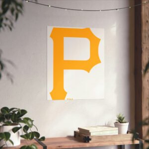 MLB Team Logos Pittsburgh Pirates Painting Bedroom Living Room Wall Art Décor Matte Vertical Posters