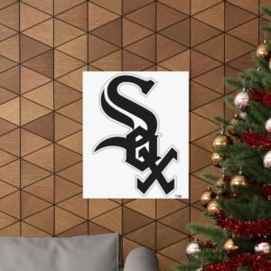 MLB Team Logos Chicago White Sox Painting Bedroom Living Room Wall Art Décor Matte Vertical Posters