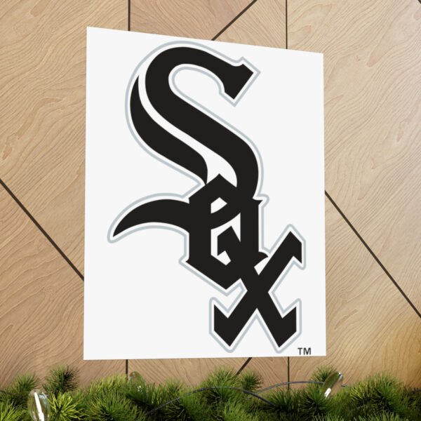 MLB Team Logos Chicago White Sox Painting Bedroom Living Room Wall Art Décor Matte Vertical Posters