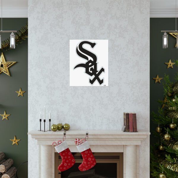 MLB Team Logos Chicago White Sox Painting Bedroom Living Room Wall Art Décor Matte Vertical Posters