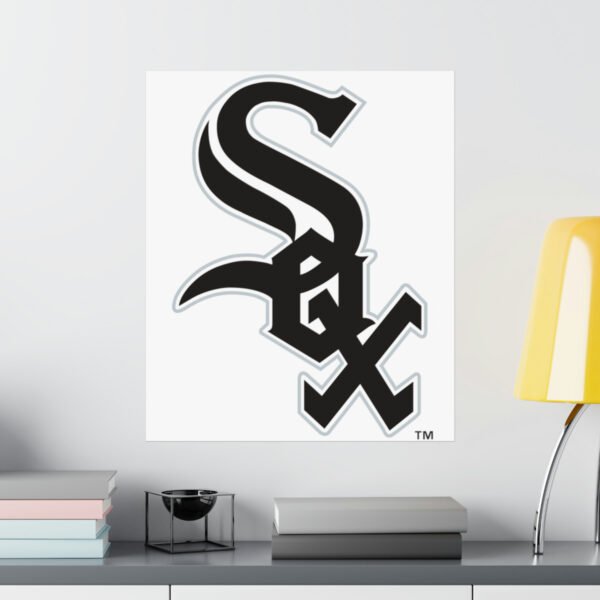 MLB Team Logos Chicago White Sox Painting Bedroom Living Room Wall Art Décor Matte Vertical Posters