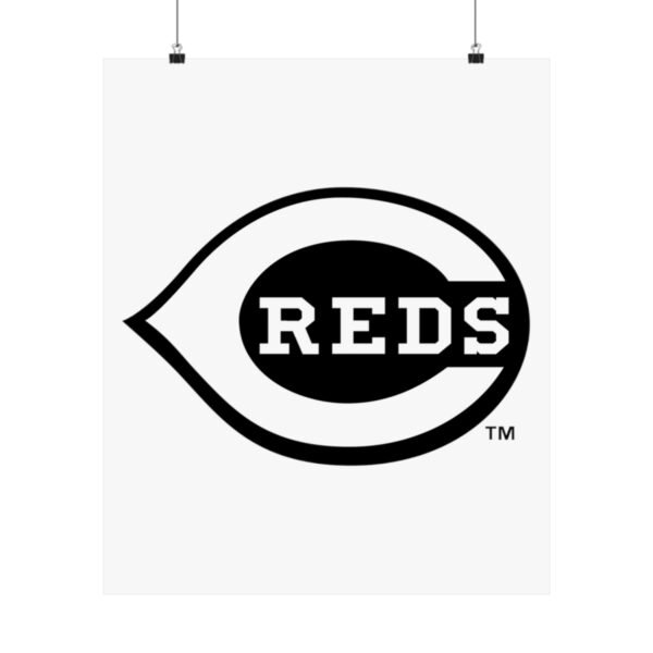 MLB Team Logos Cincinnati Reds Painting Bedroom Living Room Wall Art Décor Matte Vertical Posters
