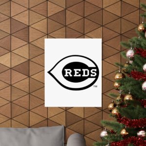 MLB Team Logos Cincinnati Reds Painting Bedroom Living Room Wall Art Décor Matte Vertical Posters